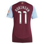 aston villa wsl adidas home shirt 2024-25 – womens with robinson 11 printing Collection | Aston Villa Fan Shop