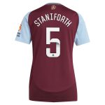 aston villa wsl adidas home shirt 2024-25 – womens with staniforth 5 printing Collection | Aston Villa Fan Shop