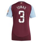 aston villa wsl adidas home shirt 2024-25 – womens with tomás 3 printing Collection | Aston Villa Fan Shop