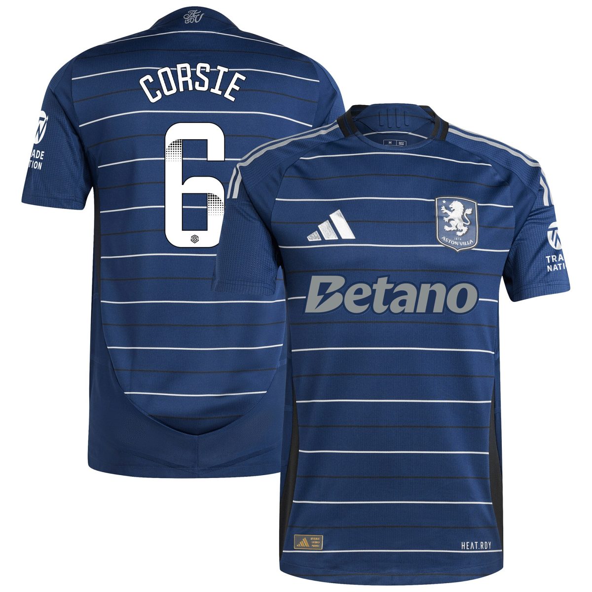 aston villa wsl adidas third authentic shirt 2024-25 with corsie 6 printing Collection | Aston Villa Fan Shop