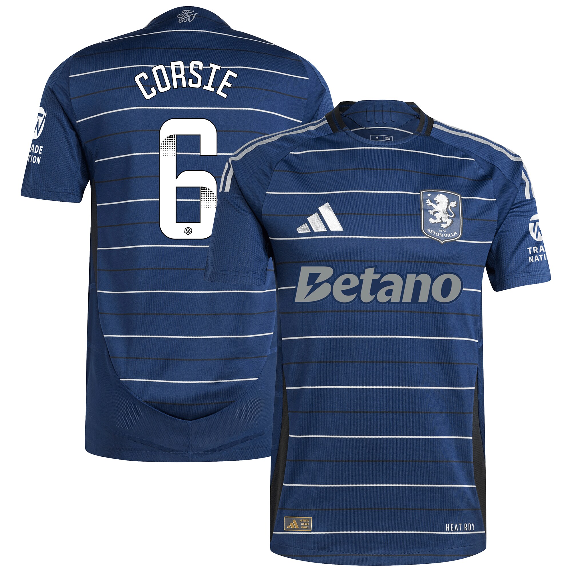 aston villa wsl adidas third authentic shirt 2024-25 with corsie 6 printing Collection | Aston Villa Fan Shop