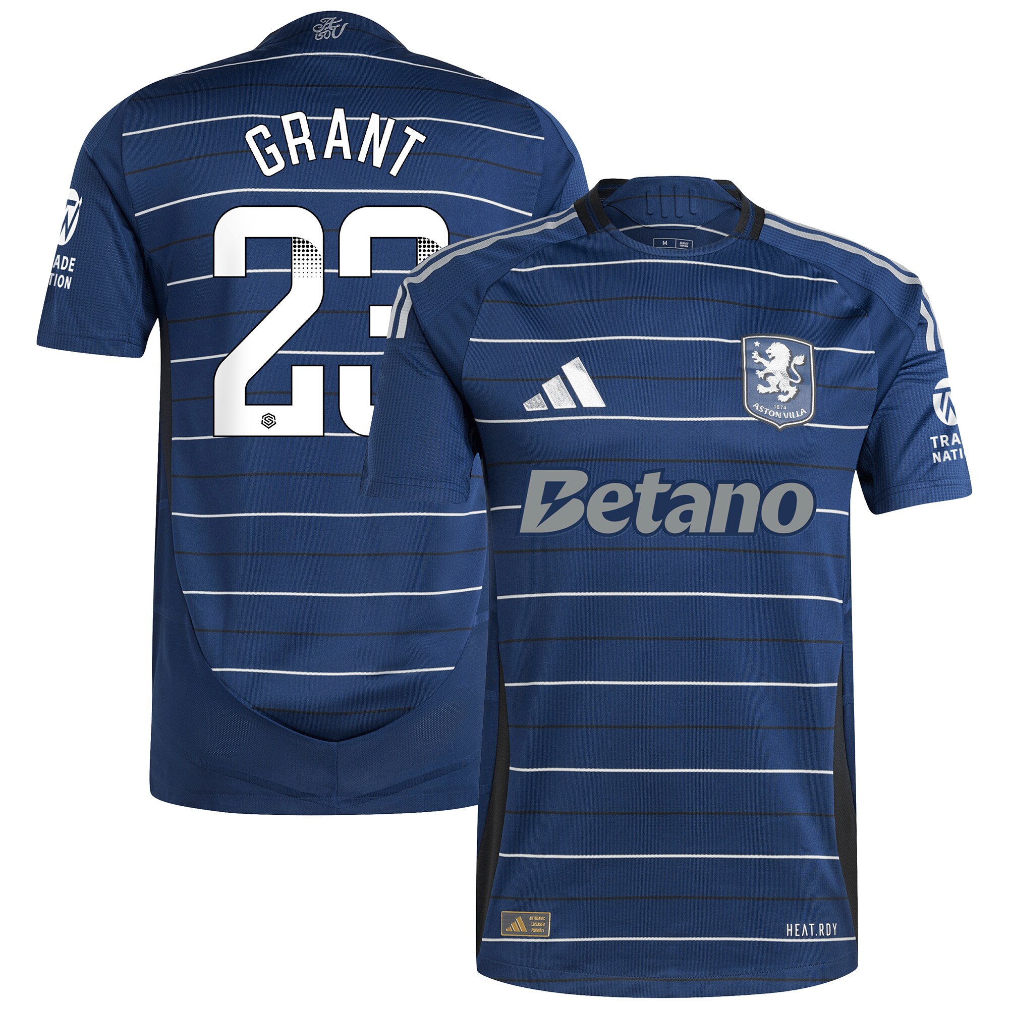 aston villa wsl adidas third authentic shirt 2024-25 with grant 23 printing Collection | Aston Villa Fan Shop