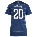 aston villa wsl adidas third shirt 2024-25 – womens with hanson 20 printing Collection | Aston Villa Fan Shop