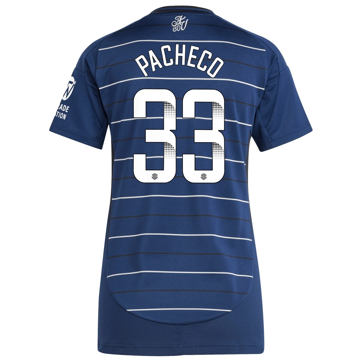 aston villa wsl adidas third shirt 2024-25 – womens with pacheco 33 printing Collection | Aston Villa Fan Shop