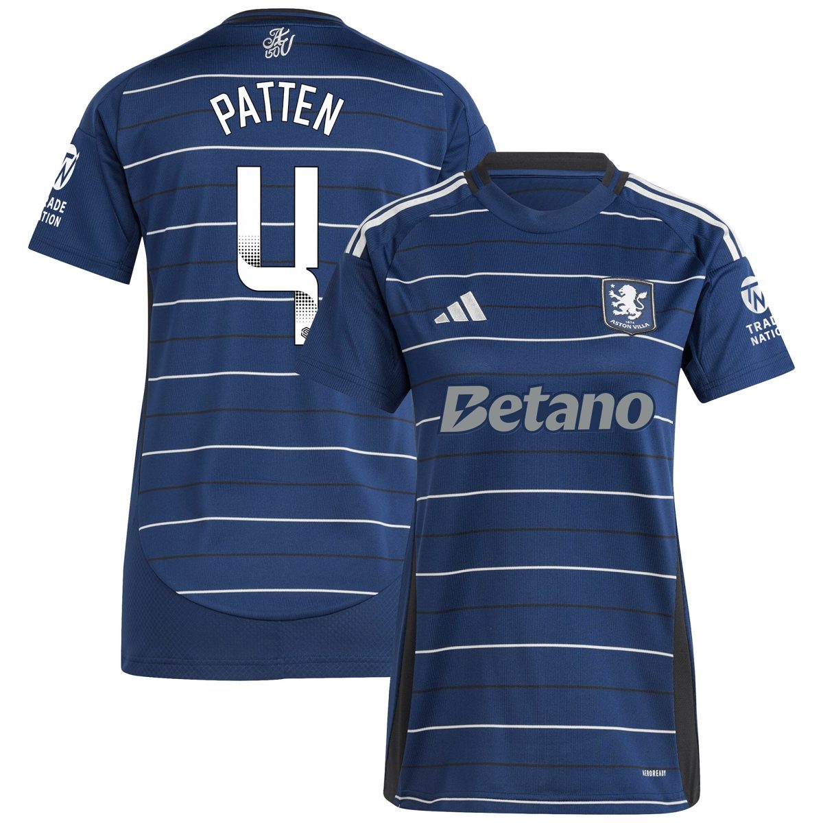 aston villa wsl adidas third shirt 2024-25 – womens with patten 4 printing Collection | Aston Villa Fan Shop