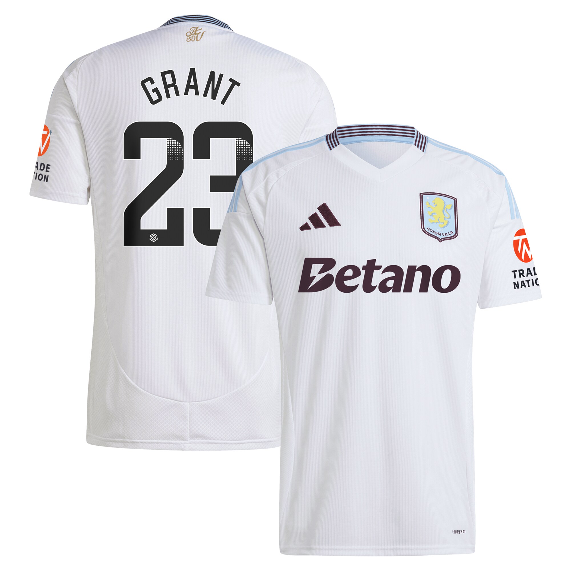 aston villa wsl away shirt 2024-25 with grant 23 printing Collection | Aston Villa Fan Shop