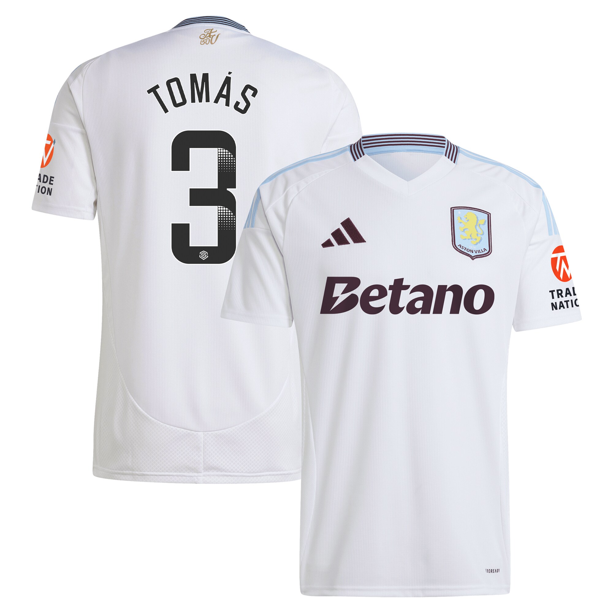 aston villa wsl away shirt 2024-25 with tomás 3 printing Collection | Aston Villa Fan Shop