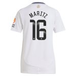 aston villa wsl away shirt 2024-25 – womens with maritz 16 printing Collection | Aston Villa Fan Shop