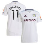 aston villa wsl away shirt 2024-25 – womens with robinson 11 printing Collection | Aston Villa Fan Shop