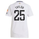 aston villa wsl away shirt 2024-25 – womens with taylor 25 printing Collection | Aston Villa Fan Shop